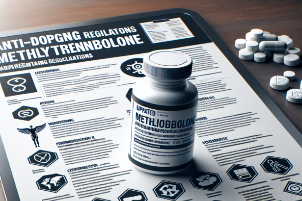 Methyltrenbolone: un aggiornamento sulle normative anti-doping