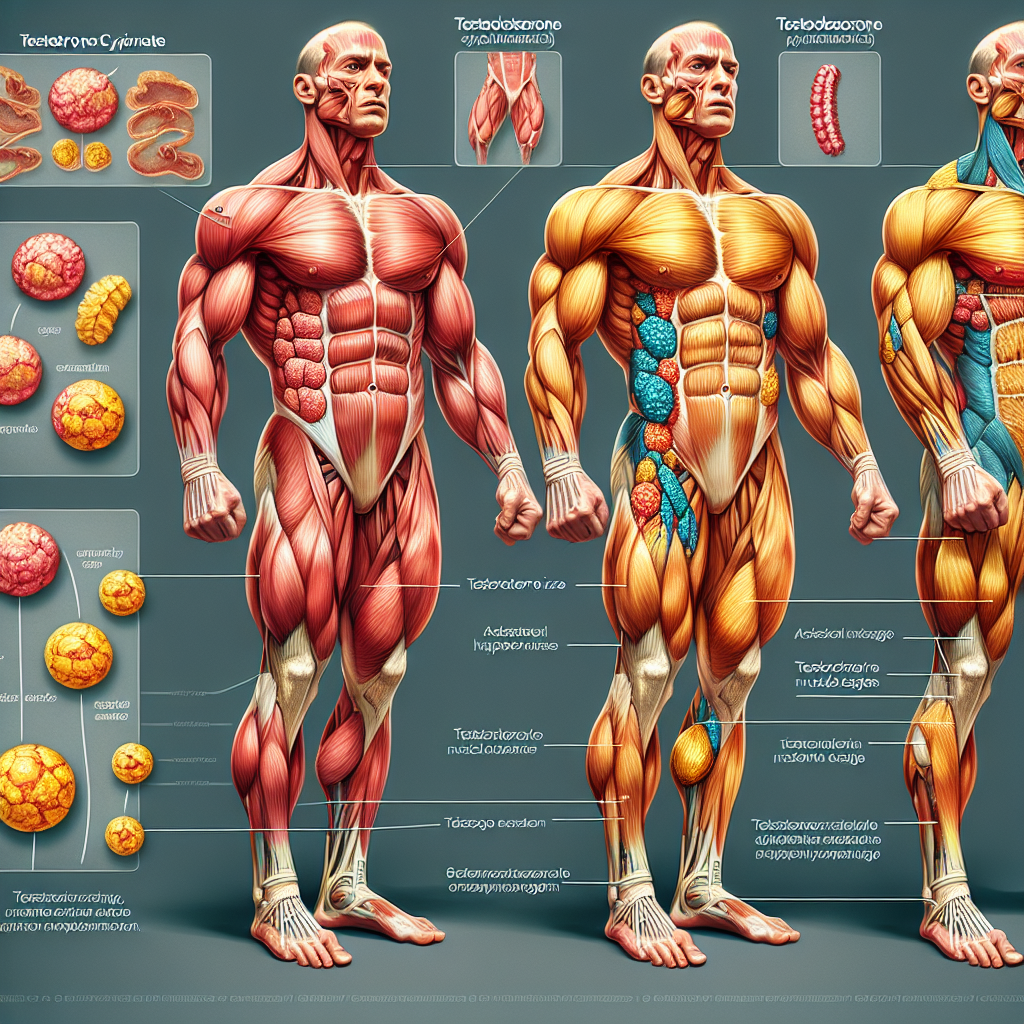 Gli effetti del testosterone cipionato sull'ipertrofia muscolare